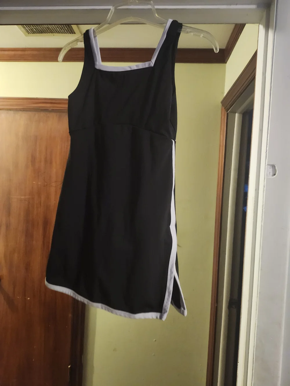 Reebok Black Dress with White Trim Girls' Casual Tank Dress